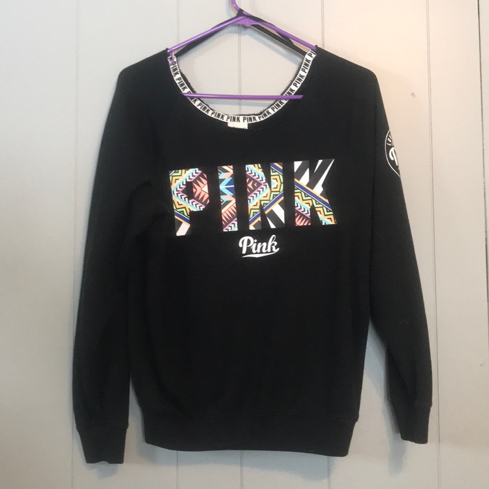 Off the shoulder PINK sweater